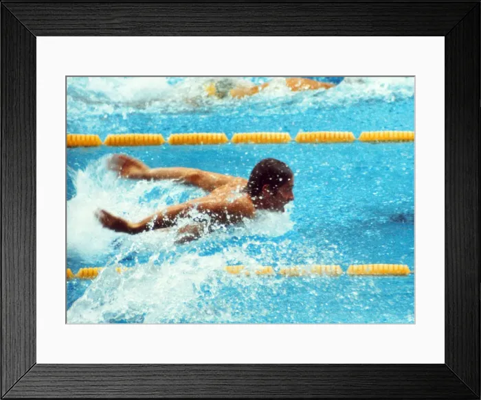 Framed Print : 1972 Munich Olympics - Mens Swimming Framed Print : 1972 Munich Olympics - Mens Swimming