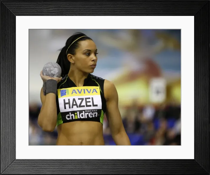 Framed Print : UK Athletics Trials