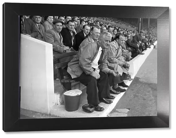 Arsenal trainer Billy Milne during his last match before retirement in 1960