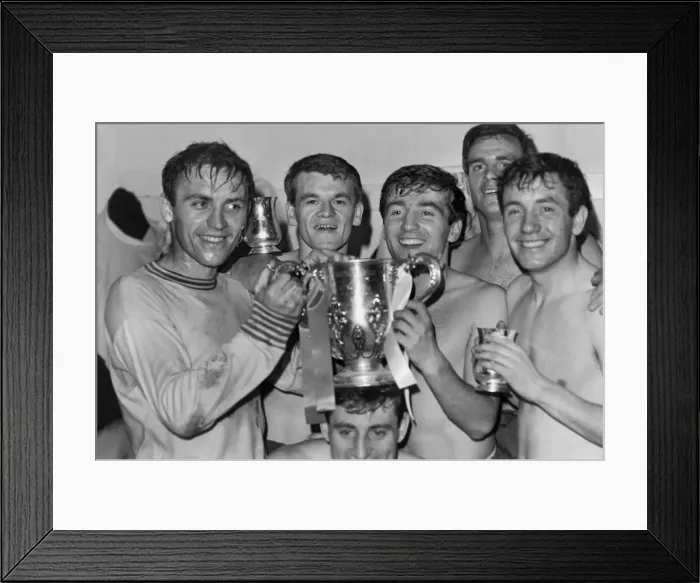 Framed Print : 1965 League Cup Final 2nd Leg: Leicester City 0 (2) Chelsea 0 (3)