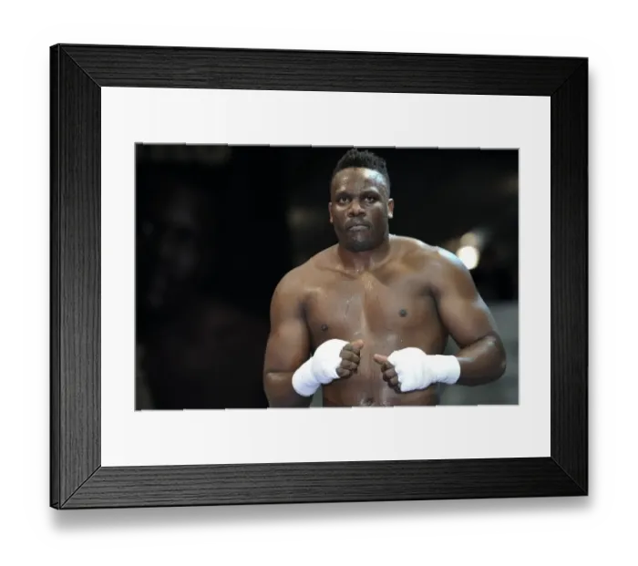 Framed Print : Dereck Chisora + Framed Print : Dereck Chisora +