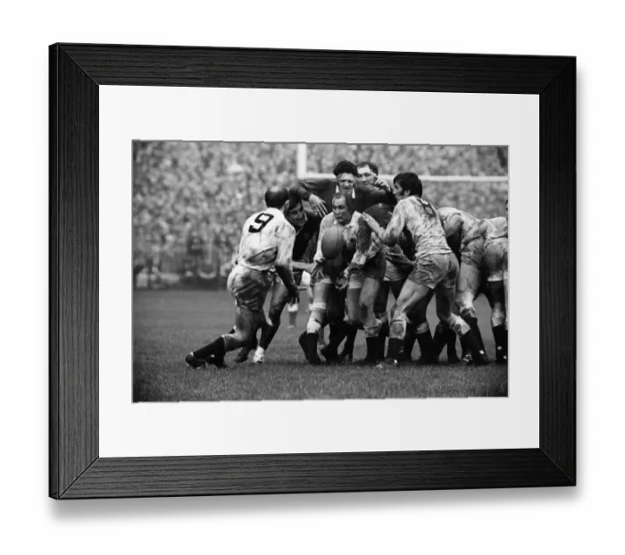 Framed Print : England win the ball for Jacko Page - 1971 Five Nations Framed Print : England win the ball for Jacko Page - 1971 Five Nations