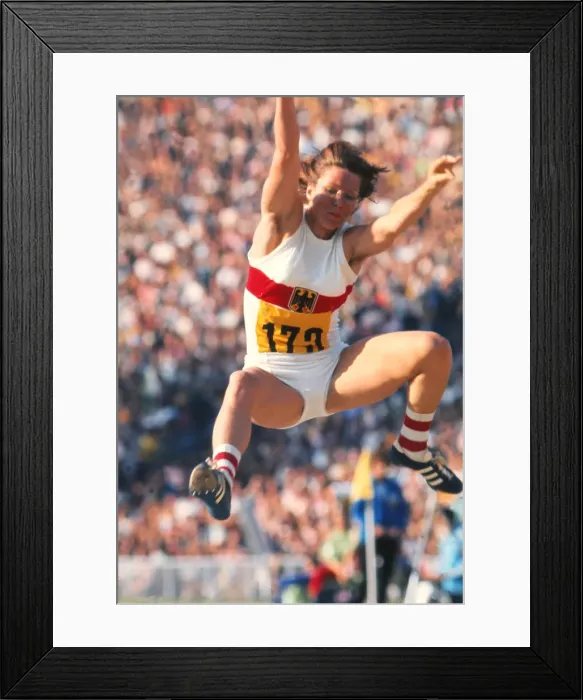 Framed Print : 1972 Munich Olympics - Womens Pentathlon Framed Print : 1972 Munich Olympics - Womens Pentathlon