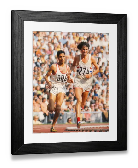 Framed Print : 1972 Munich Olympics - Mens 5000m Heats
