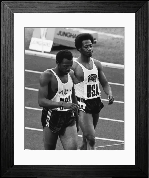 Framed Print : 1972 Munich Olympics - Mens 4x100m Relay Framed Print : 1972 Munich Olympics - Mens 4x100m Relay