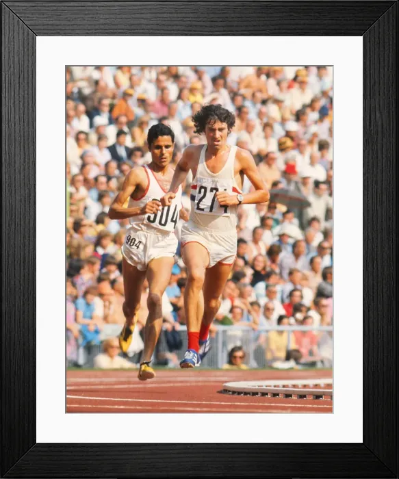 Framed Print : 1972 Munich Olympics - Mens 5000m Heats Framed Print : 1972 Munich Olympics - Mens 5000m Heats