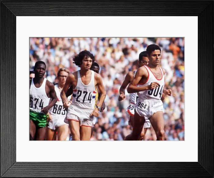Framed Print : 1972 Munich Olympics - Mens 5000m Heats Framed Print : 1972 Munich Olympics - Mens 5000m Heats