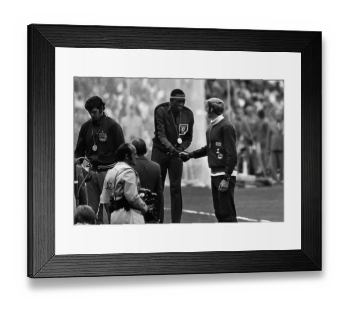 Framed Print : 1972 Munich Olympics - Mens 400m Hurdles Framed Print : 1972 Munich Olympics - Mens 400m Hurdles