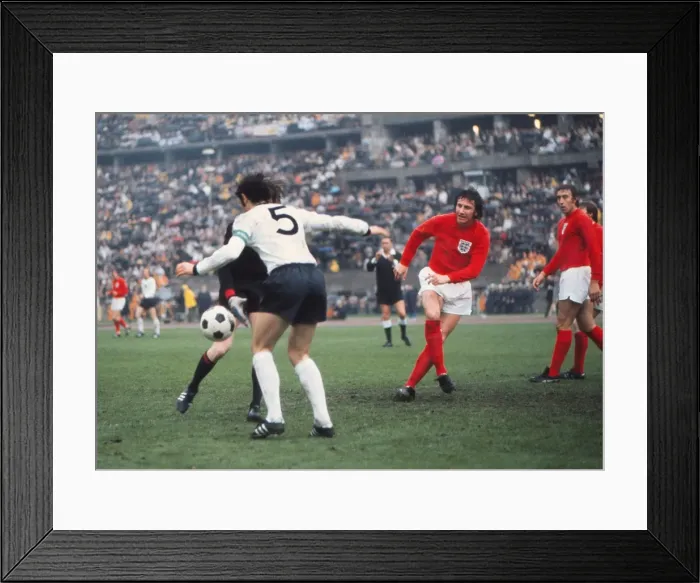 Framed Print : Euro72: W. Germany 0 England 0 Framed Print : Euro72: W. Germany 0 England 0