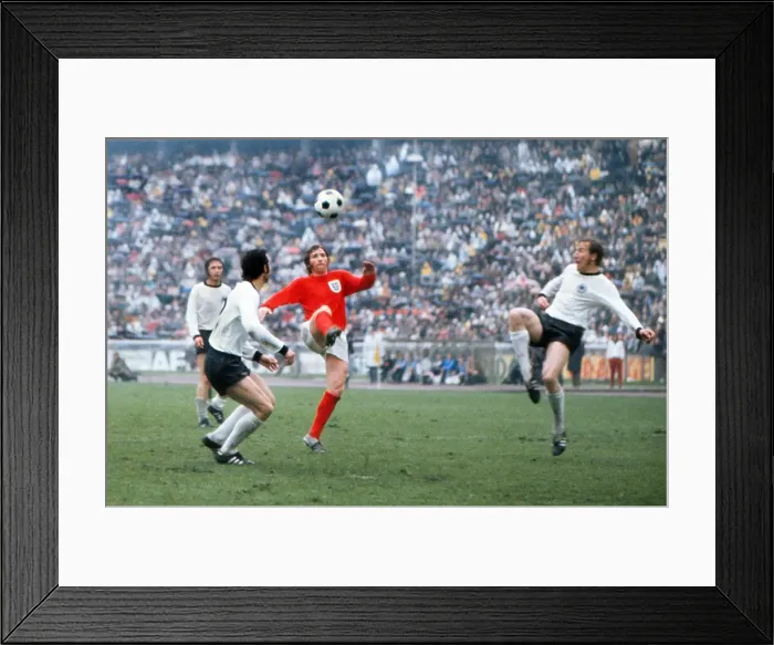 Framed Print : Euro72: W. Germany 0 England 0