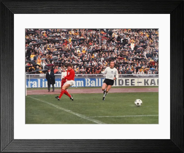 Framed Print : Euro72: W. Germany 0 England 0