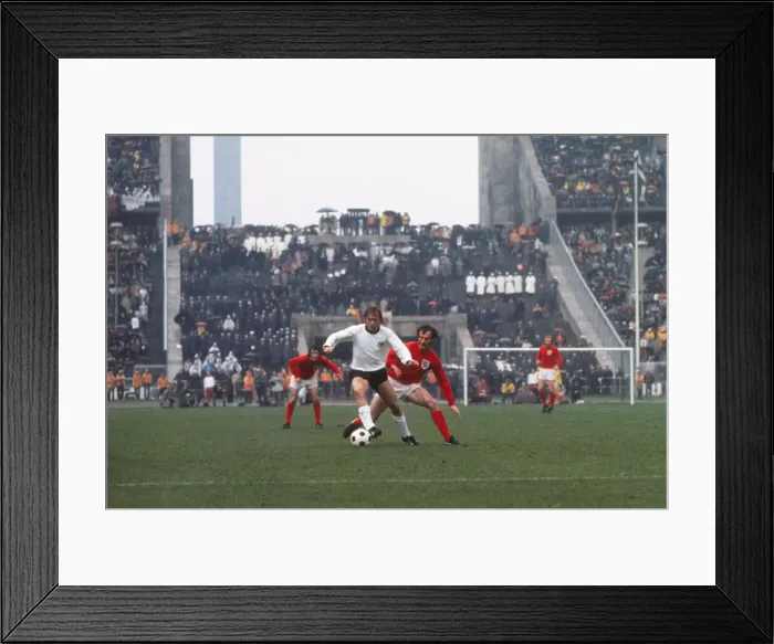 Framed Print : Euro72: W. Germany 0 England 0