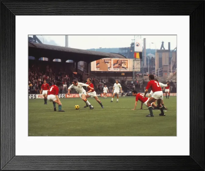 Framed Print : Euro72: Hungary 1 Belgium 2