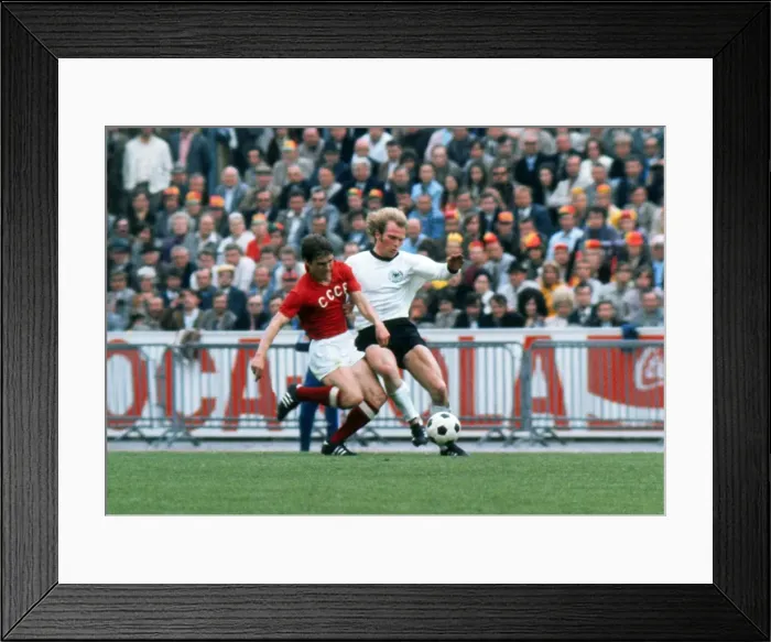 Framed Print : Euro72 Final: W Germany 3 USSR 0 Framed Print : Euro72 Final: W Germany 3 USSR 0