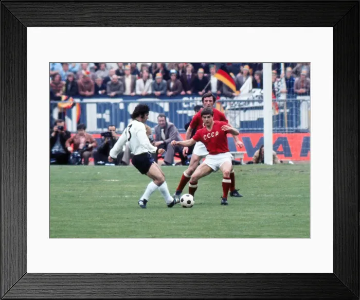 Framed Print : Euro72 Final: W Germany 3 USSR 0 Framed Print : Euro72 Final: W Germany 3 USSR 0