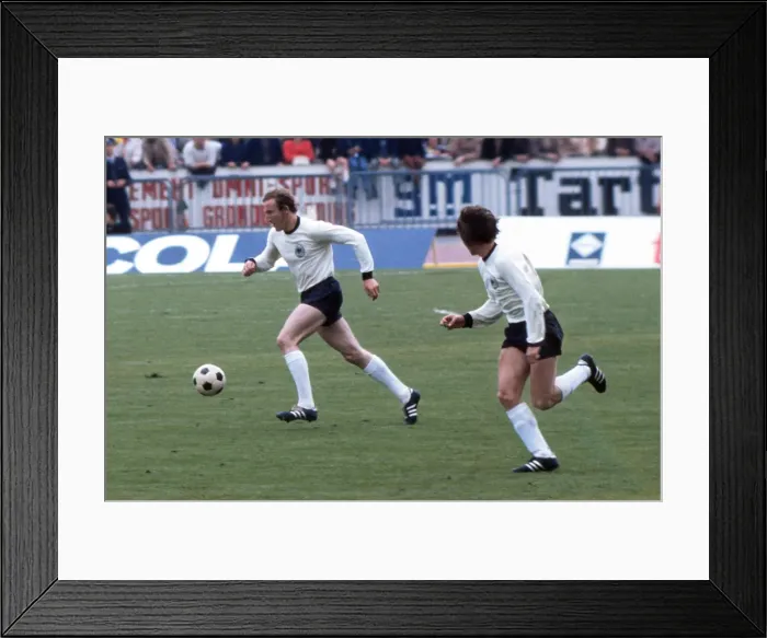 Framed Print : Euro72 Final: W Germany 3 USSR 0 Framed Print : Euro72 Final: W Germany 3 USSR 0