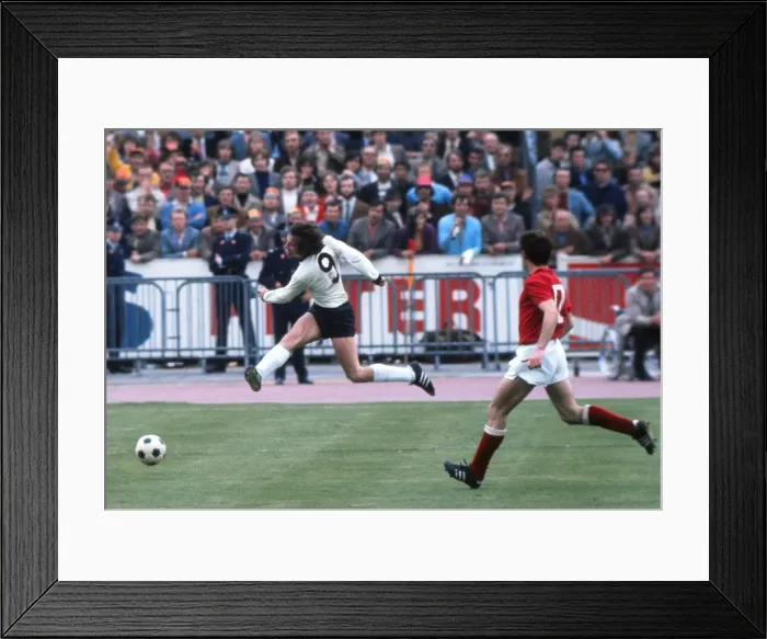 Framed Print : Euro72 Final: W Germany 3 USSR 0 Framed Print : Euro72 Final: W Germany 3 USSR 0