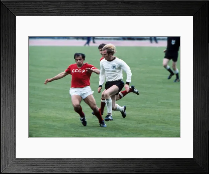 Framed Print : Euro72 Final: W Germany 3 USSR 0 Framed Print : Euro72 Final: W Germany 3 USSR 0