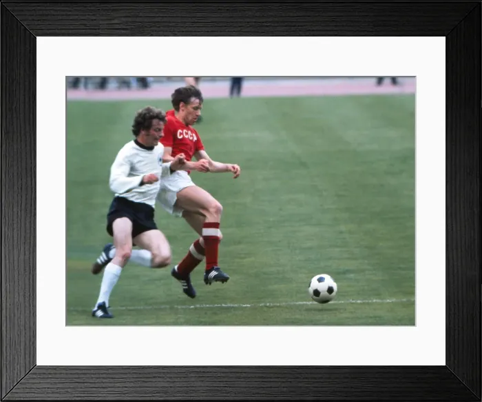 Framed Print : Euro72 Final: W Germany 3 USSR 0 Framed Print : Euro72 Final: W Germany 3 USSR 0