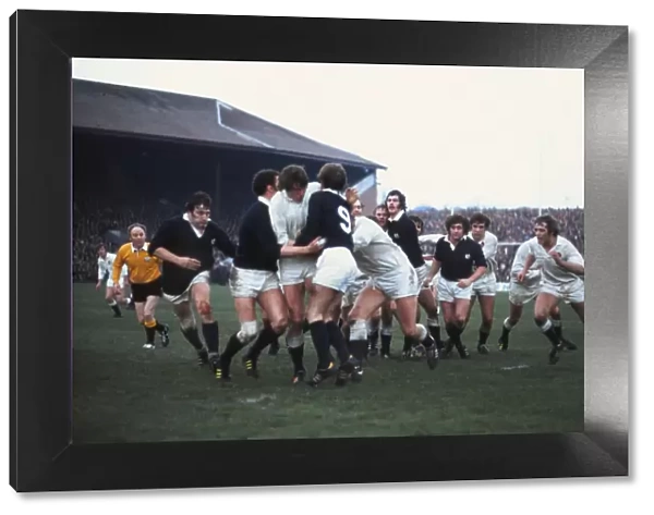 England take on Scotland at Murrayfield - 1976 Five Nations