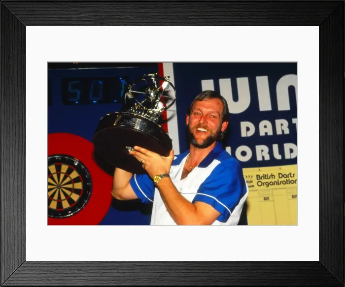 Framed Print : Bob Anderson wins his third consecutive World Masters title