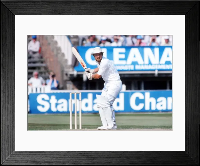 Framed Print : Mike Gatting - England Framed Print : Mike Gatting - England