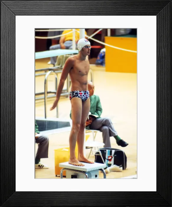 Framed Print : 1972 Munich Olympics - Mens Swimming Framed Print : 1972 Munich Olympics - Mens Swimming