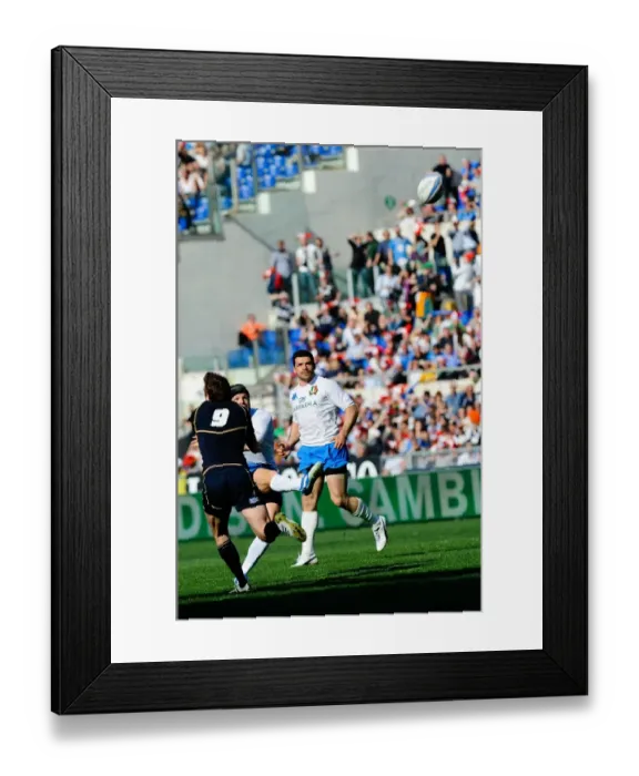 Framed Print : rugby sei nazioni Italia vs Scozia 6N: Italy 13 Scotland 6 Framed Print : rugby sei nazioni Italia vs Scozia 6N: Italy 13 Scotland 6