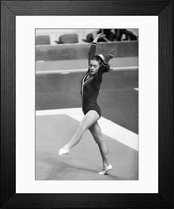 Framed Print : 1976 Montreal Olympics - Womens Gymnastics