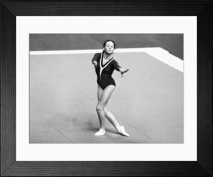 Framed Print : 1976 Montreal Olympics - Womens Gymnastics Framed Print : 1976 Montreal Olympics - Womens Gymnastics