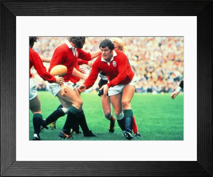 Framed Print : Fran Cotton plays for the British Lions in the 1977 Silver Jubilee Match against the Barbarians Framed Print : Fran Cotton plays for the British Lions in the 1977 Silver Jubilee Match against the Barbarians