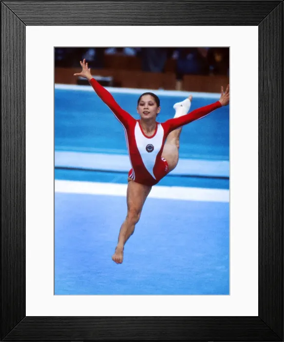 Framed Print : Nellie Kim at the 1980 Moscow Olympics Framed Print : Nellie Kim at the 1980 Moscow Olympics