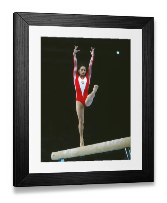 Framed Print : Nellie Kim at the 1980 Moscow Olympics Framed Print : Nellie Kim at the 1980 Moscow Olympics
