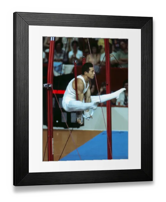 Framed Print : 1976 Montreal Olympics - Mens Gymnastics Framed Print : 1976 Montreal Olympics - Mens Gymnastics