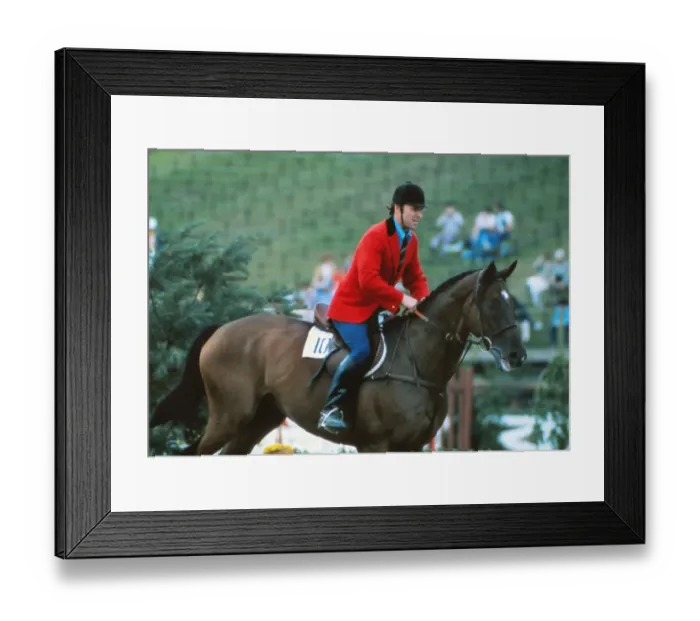 Framed Print : Montreal Olympics - Modern Pentathlon Framed Print : Montreal Olympics - Modern Pentathlon