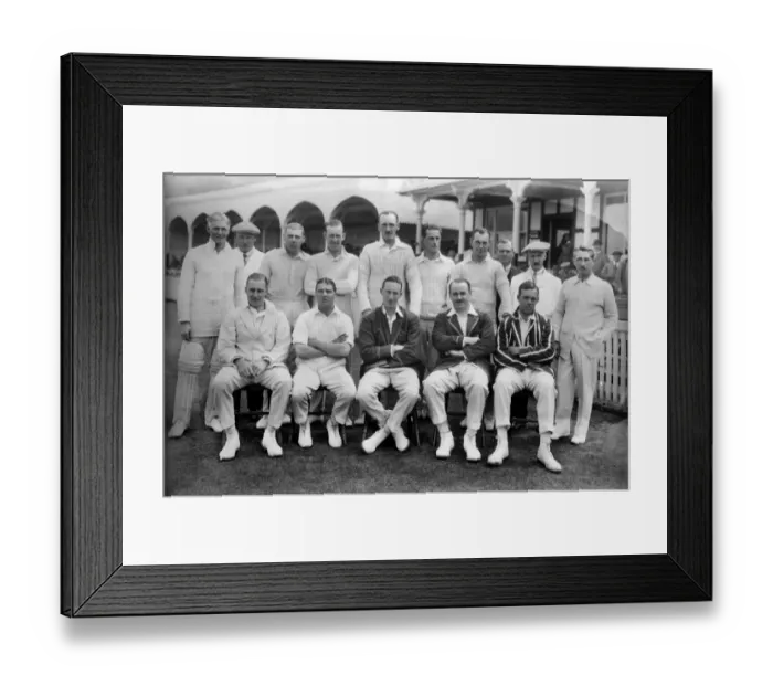 Framed Print : Warwickshire C. C. C. - 1924 Framed Print : Warwickshire C. C. C. - 1924