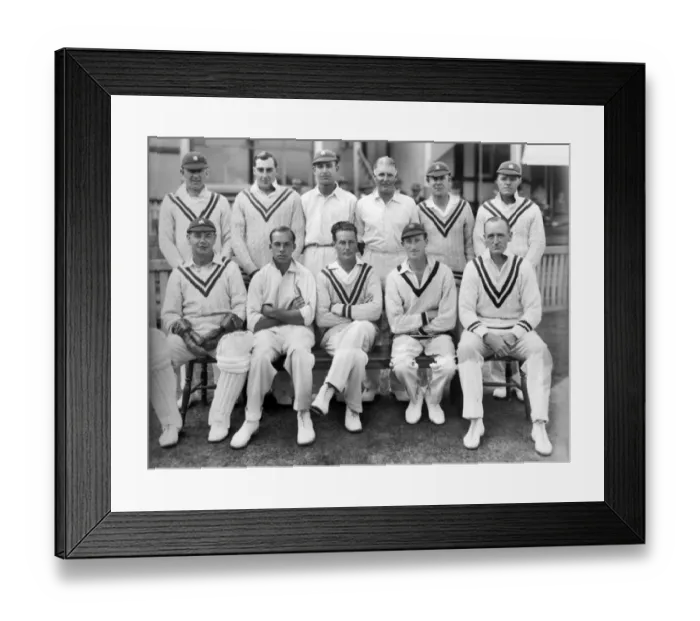 Framed Print : Warwickshire C. C. C. - 1930 Framed Print : Warwickshire C. C. C. - 1930