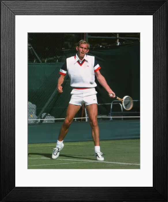 Framed Print : Richard Lewis at the 1979 Wimbledon Tennis Championships Framed Print : Richard Lewis at the 1979 Wimbledon Tennis Championships