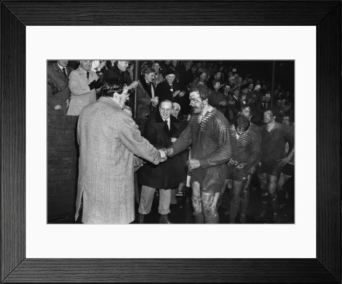 Framed Print : Lancashire captain Bill Beaumont is congratulated after winning the 1980 County Championship Framed Print : Lancashire captain Bill Beaumont is congratulated after winning the 1980 County Championship