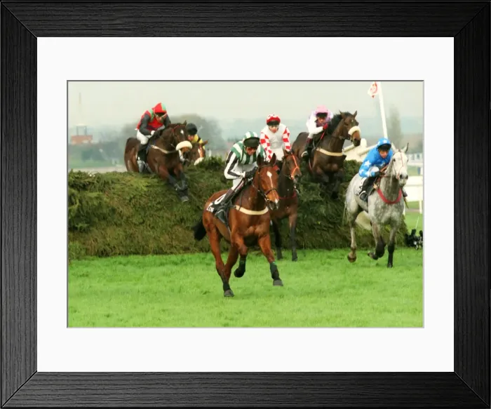 Framed Print : Tony Dobbin on Lord Gyllene on the way to winning the 1997 Grand National Framed Print : Tony Dobbin on Lord Gyllene on the way to winning the 1997 Grand National