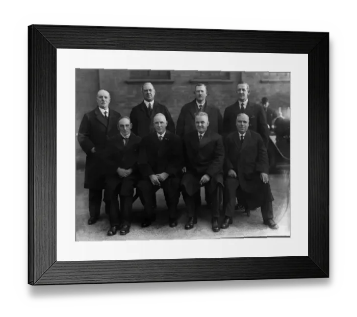 Framed Print : Scottish League Management 1928-29