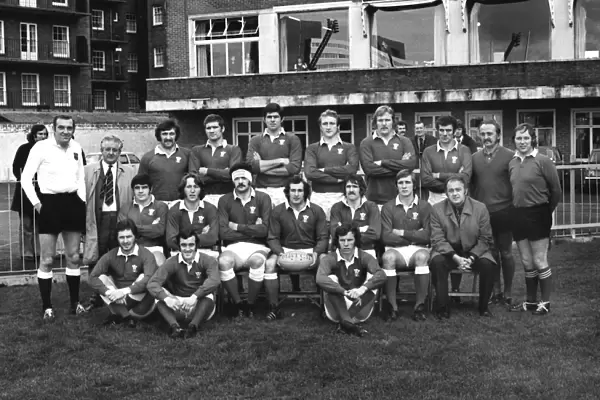 The Wales team that defeated Australia in Cardiff in 1973