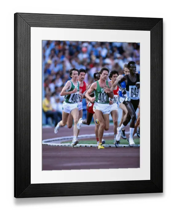 Framed Print : 1980 Moscow Olympics - Mens 5000m Framed Print : 1980 Moscow Olympics - Mens 5000m