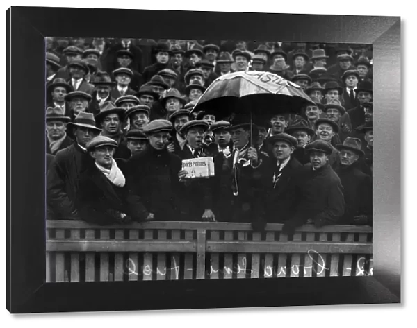 Newcastle United fans at the 1924 FA Cup semi-final