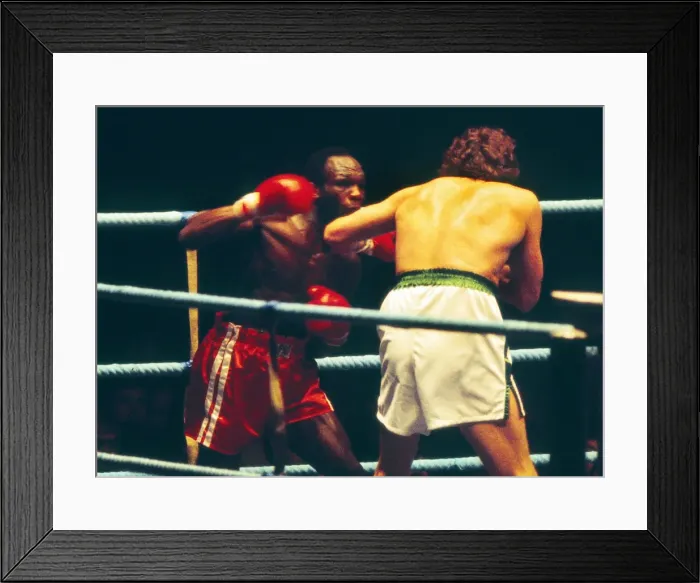 Framed Print : Bunny Johnson vs. Duane Bobick