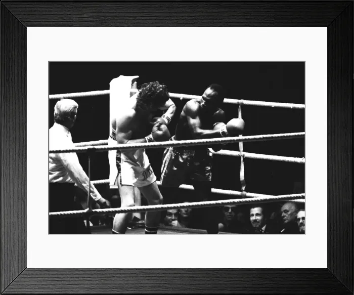 Framed Print : Bunny Johnson vs. Duane Bobick Framed Print : Bunny Johnson vs. Duane Bobick