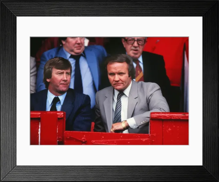 Framed Print : Ron Atkinson and Eric Harrison Framed Print : Ron Atkinson and Eric Harrison