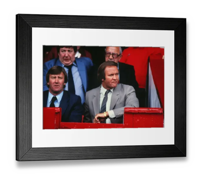 Framed Print : Ron Atkinson and Eric Harrison Framed Print : Ron Atkinson and Eric Harrison