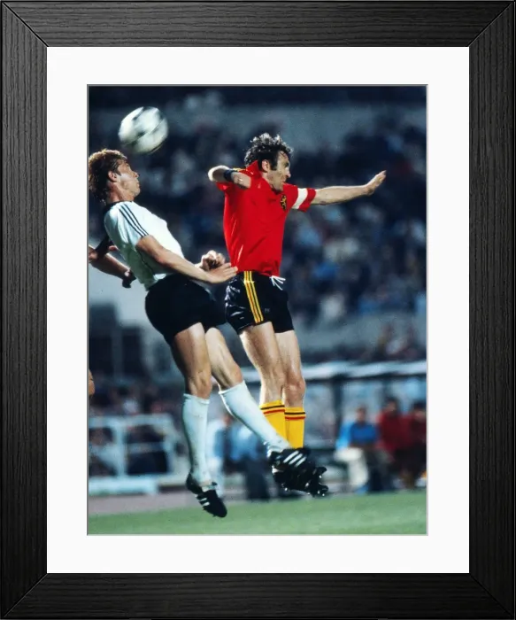 Framed Print : Euro80 Final: W Germany 2 Belgium 1 Framed Print : Euro80 Final: W Germany 2 Belgium 1