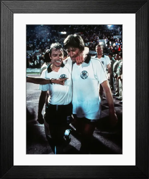 Framed Print : Euro80 Final: W Germany 2 Belgium 1 Framed Print : Euro80 Final: W Germany 2 Belgium 1